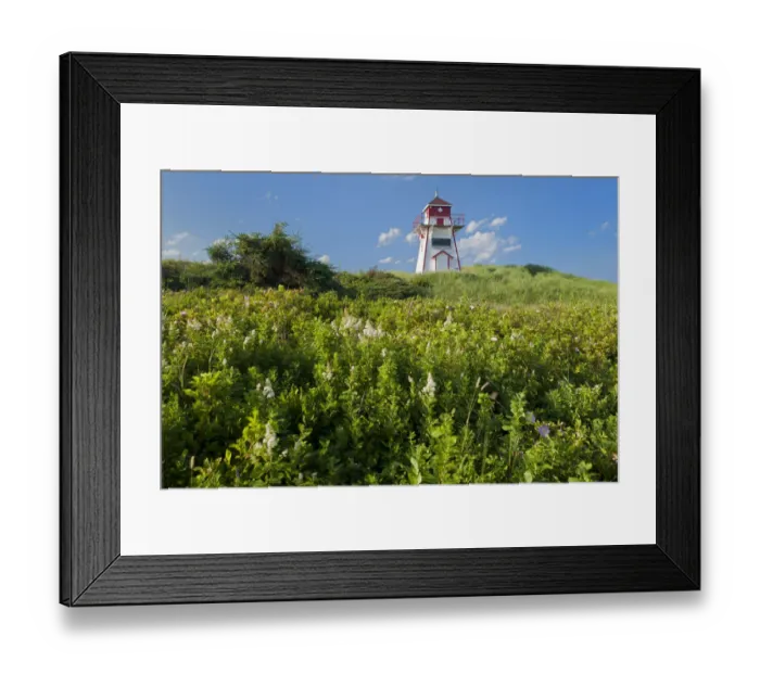 Framed Print : Canada, Prince Edward Island, Prince Edward Island National Park. Lighthouse at Covehead Harbour Framed Print : Canada, Prince Edward Island, Prince Edward Island National Park. Lighthouse at Covehead Harbour