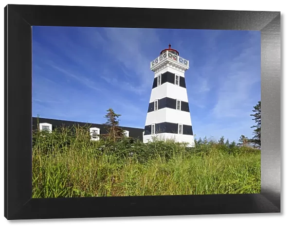 Canada, Prince Edward Island, West Cape. Lighthouse and residence