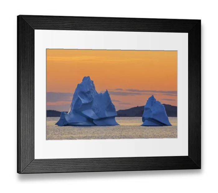 Framed Print : Canada, Newfoundland, Eastport. Iceberg in Bonavista Bay at sunset Framed Print : Canada, Newfoundland, Eastport. Iceberg in Bonavista Bay at sunset