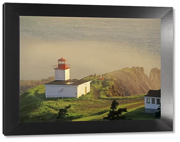 Canada, Nova Scotia, Advocate Harbour. Overview of Cape d Or Lighthouse. Credit as