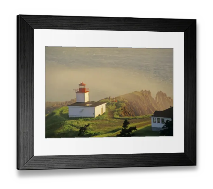 Framed Print : Canada, Nova Scotia, Advocate Harbour. Overview of Cape d Or Lighthouse. Credit as Framed Print : Canada, Nova Scotia, Advocate Harbour. Overview of Cape d Or Lighthouse. Credit as