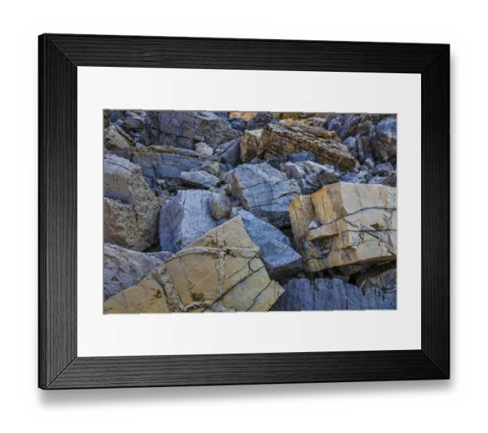 Framed Print : Canada, British Columbia, East Kootenay Mountains. Jumble of limestone rocks. Credit as Framed Print : Canada, British Columbia, East Kootenay Mountains. Jumble of limestone rocks. Credit as