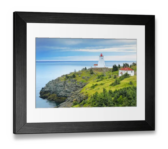 Framed Print : Canada, New Brunswick. Swallowtail Lighthouse on Bay of Fundy Framed Print : Canada, New Brunswick. Swallowtail Lighthouse on Bay of Fundy