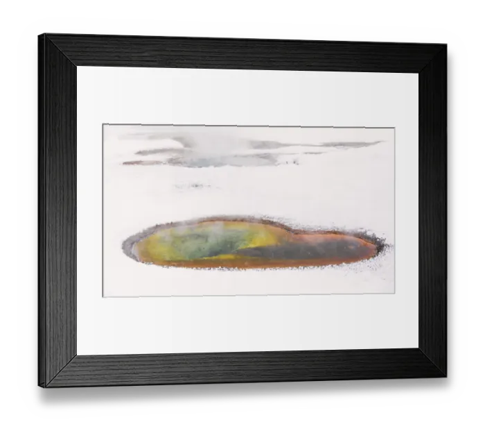 Framed Print : Usa, Wyoming, Yellowstone National Park, Upper Geyser Basin
