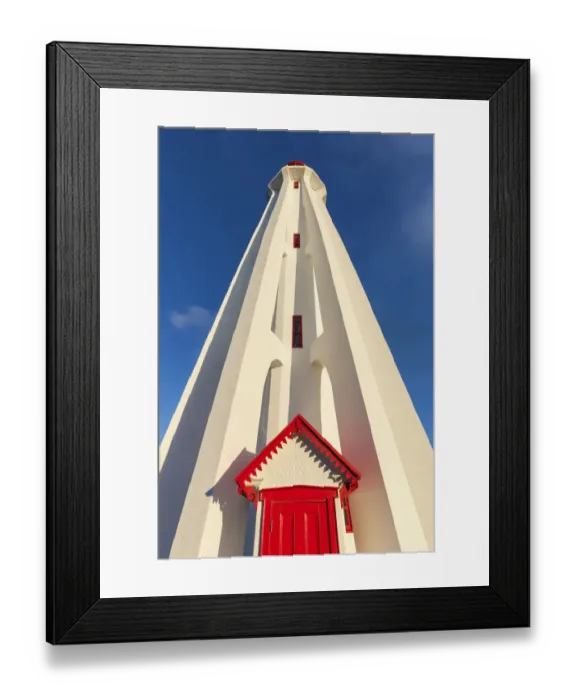 Framed Print : Canada, Quebec, Rimouski. Pointe au Pere Lighthouse