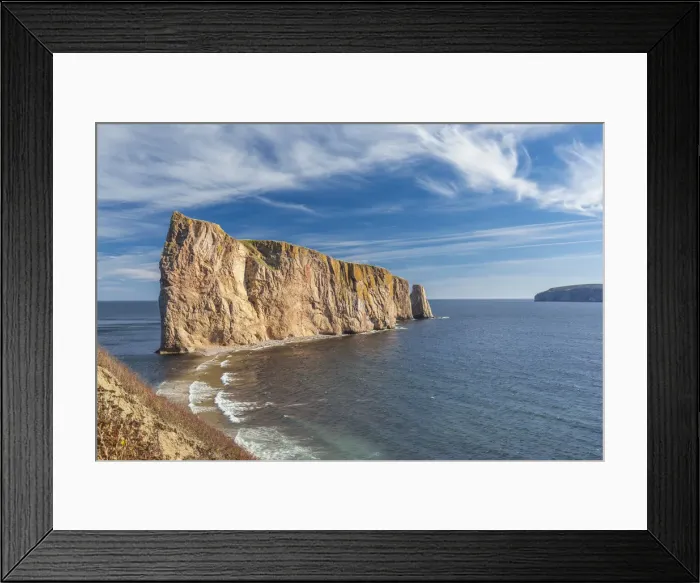 Framed Print : Canada, Quebec, Perce. Perce Rock