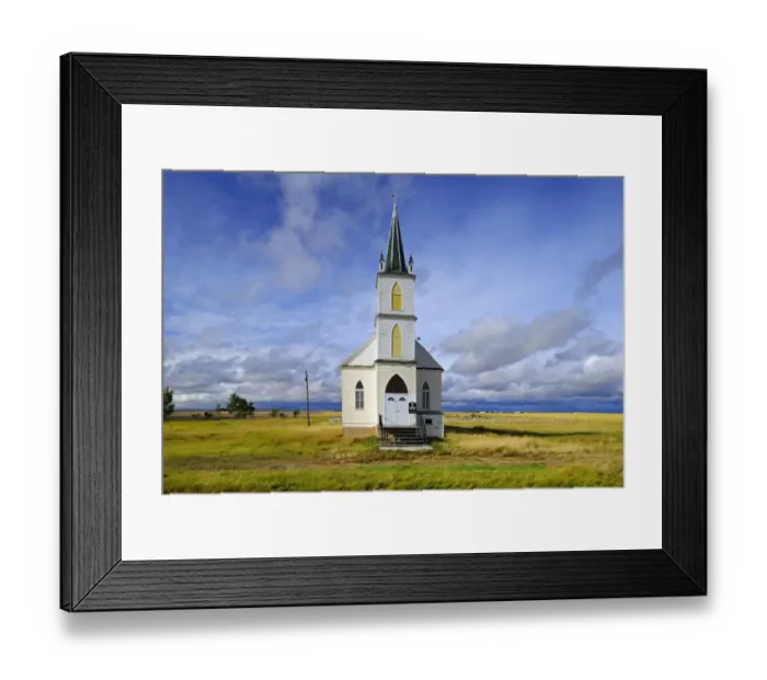 Framed Print : Canada, Saskatchewan, Droxford. Zion Lutheran Church on prairie Framed Print : Canada, Saskatchewan, Droxford. Zion Lutheran Church on prairie
