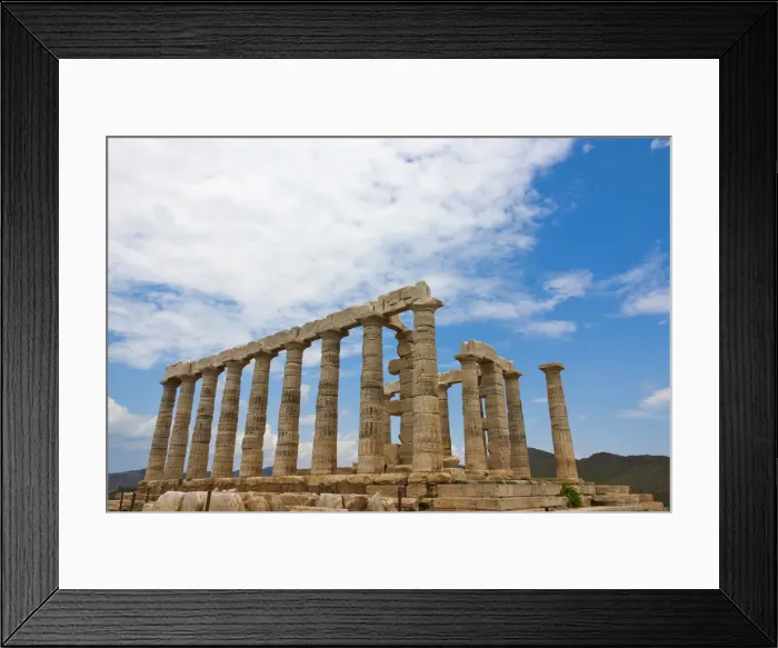 Framed Print : Temple of Poseidon, Cape Sounion, Greece Framed Print : Temple of Poseidon, Cape Sounion, Greece
