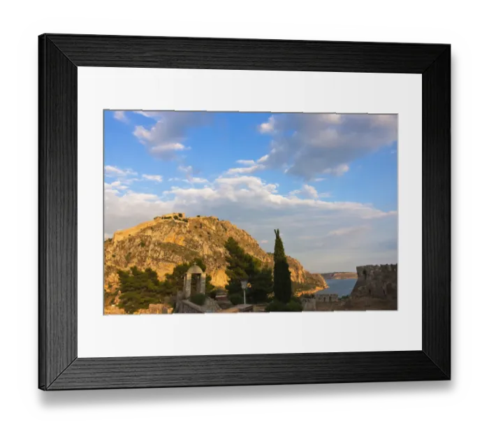 Framed Print : Palamidi Castle, Nafplio, Greece