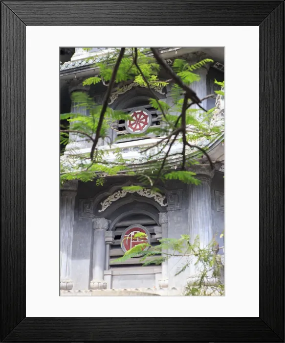 Framed Print : Xa Loi Tower on Thuy Son Mountain near Da Nang, Vietnam Framed Print : Xa Loi Tower on Thuy Son Mountain near Da Nang, Vietnam