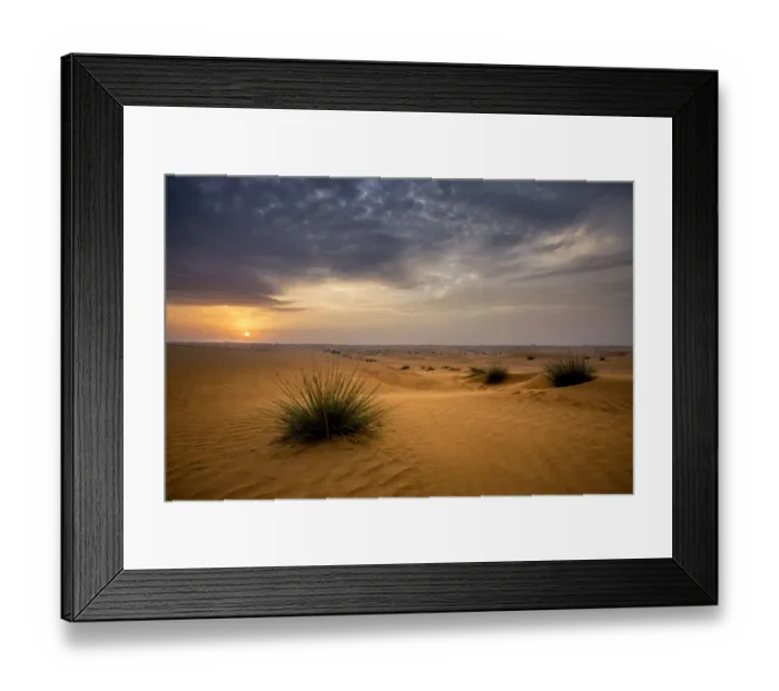 Framed Print : Sunrise in the desert. Abu Dhabi, UAE Framed Print : Sunrise in the desert. Abu Dhabi, UAE