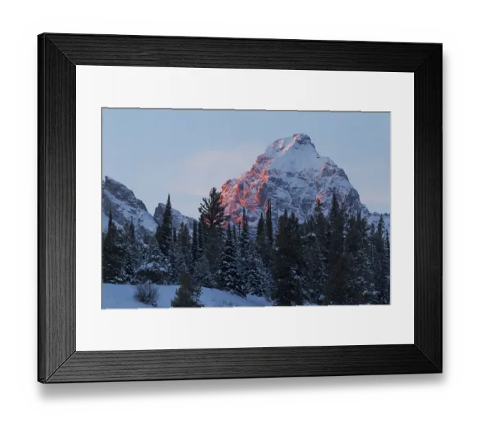 Framed Print : Grand Teton sunset Framed Print : Grand Teton sunset