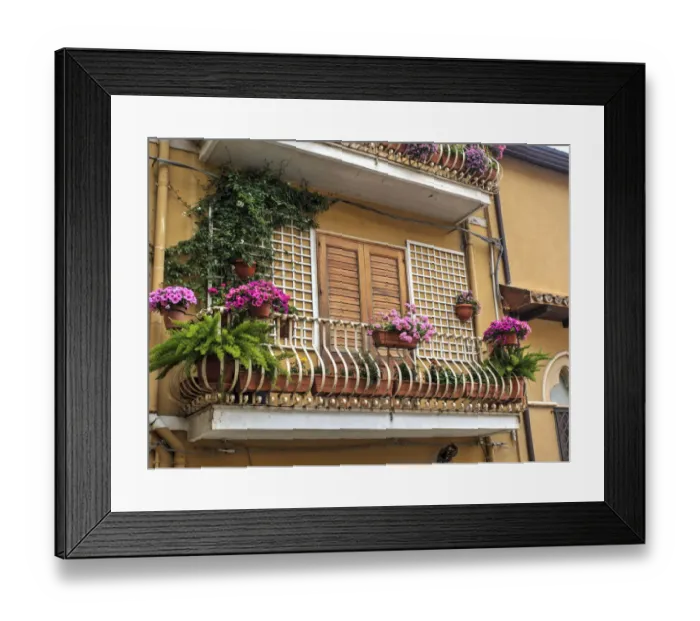 Framed Print : Italy, Sicily, Taormina. Summer sun Framed Print : Italy, Sicily, Taormina. Summer sun