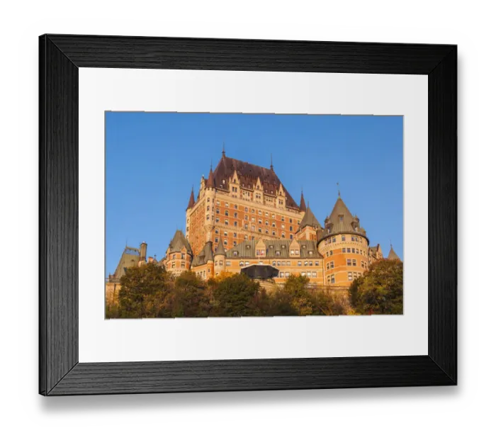Framed Print : Canada, Quebec, Quebec City. Chateau Frontenac Hotel Framed Print : Canada, Quebec, Quebec City. Chateau Frontenac Hotel