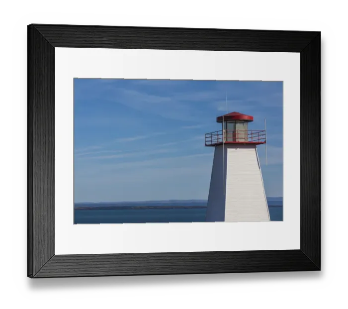 Framed Print : Canada, Quebec, Saint Simeon. Old lighthouse Framed Print : Canada, Quebec, Saint Simeon. Old lighthouse