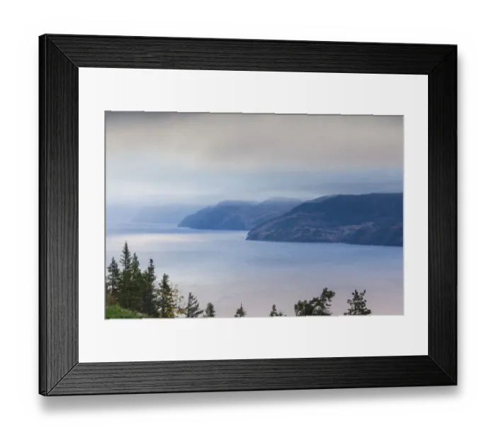 Framed Print : Canada, Quebec, Ste-Rose-du-Nord. Elevated view of Saguenay Fjord Framed Print : Canada, Quebec, Ste-Rose-du-Nord. Elevated view of Saguenay Fjord