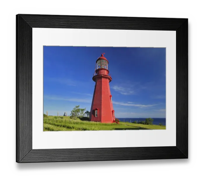 Framed Print : Canada, Quebec, La Martre. Lighthouse on Gaspe Peninsula Framed Print : Canada, Quebec, La Martre. Lighthouse on Gaspe Peninsula