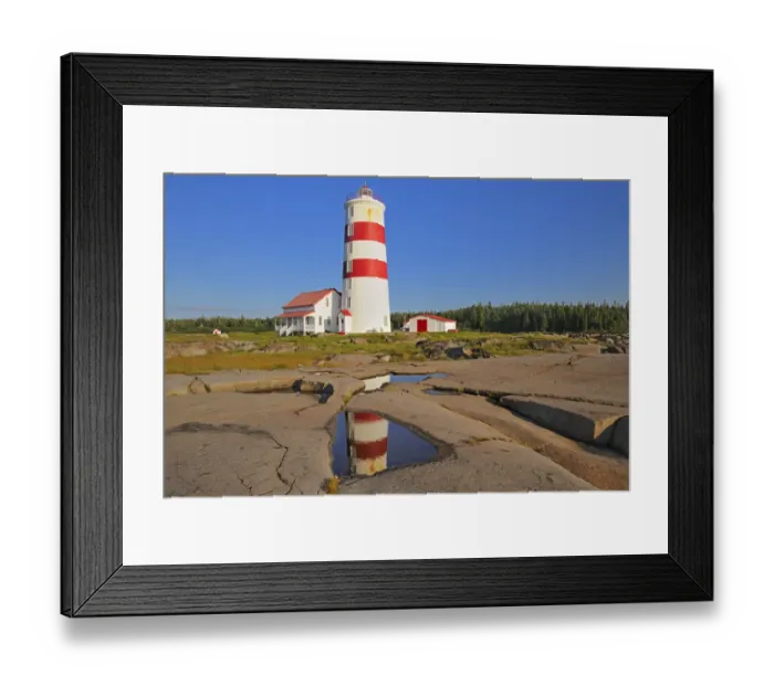 Framed Print : Canada, Quebec, Pointe des Monts. Pointe des Monts Lighthouse Framed Print : Canada, Quebec, Pointe des Monts. Pointe des Monts Lighthouse