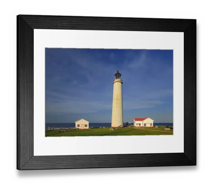 Framed Print : Canada, Quebec, Cap-des-rosiers. Tallest lighthouse in Canada Framed Print : Canada, Quebec, Cap-des-rosiers. Tallest lighthouse in Canada