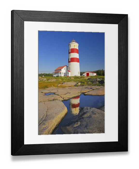 Framed Print : Canada, Quebec, Pointe des Monts. Pointe des Monts Lighthouse Framed Print : Canada, Quebec, Pointe des Monts. Pointe des Monts Lighthouse