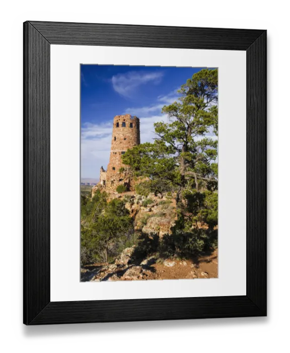 Framed Print : The Desert View Watchtower, Grand Canyon National Park, Arizona, USA Framed Print : The Desert View Watchtower, Grand Canyon National Park, Arizona, USA