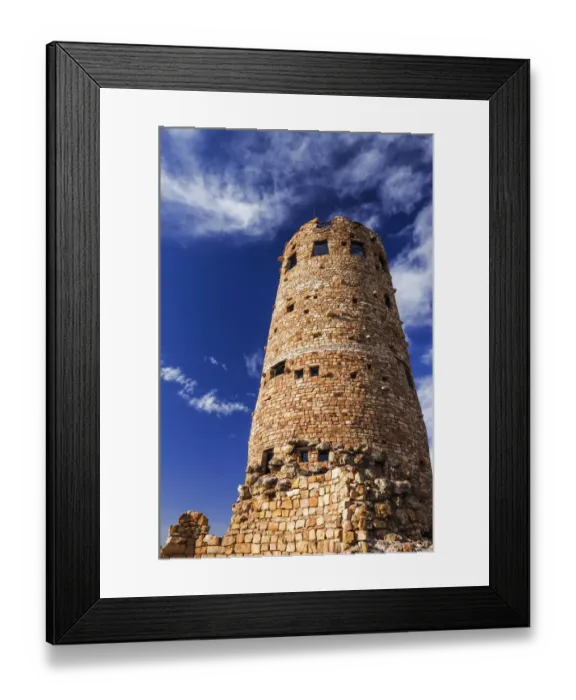 Framed Print : The Desert View Watchtower, Grand Canyon National Park, Arizona, USA Framed Print : The Desert View Watchtower, Grand Canyon National Park, Arizona, USA