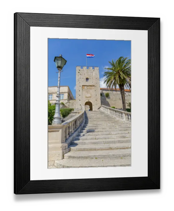 Framed Print : Croatia, Korcula. Front gate of walled city. Credit as: Fred Lord / Jaynes Gallery / DanitaDelimont Framed Print : Croatia, Korcula. Front gate of walled city. Credit as: Fred Lord / Jaynes Gallery / DanitaDelimont