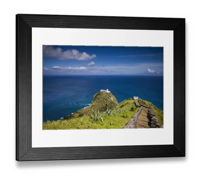 Framed Print : Portugal, Azores, Santa Maria Island, Ponta do Castelo lighthouse Framed Print : Portugal, Azores, Santa Maria Island, Ponta do Castelo lighthouse