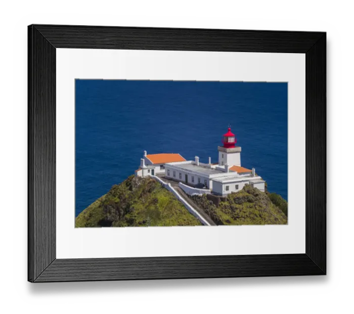 Framed Print : Portugal, Azores, Santa Maria Island, Ponta do Castelo lighthouse Framed Print : Portugal, Azores, Santa Maria Island, Ponta do Castelo lighthouse