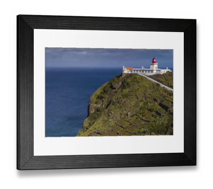 Framed Print : Portugal, Azores, Santa Maria Island, Ponta do Castelo lighthouse Framed Print : Portugal, Azores, Santa Maria Island, Ponta do Castelo lighthouse