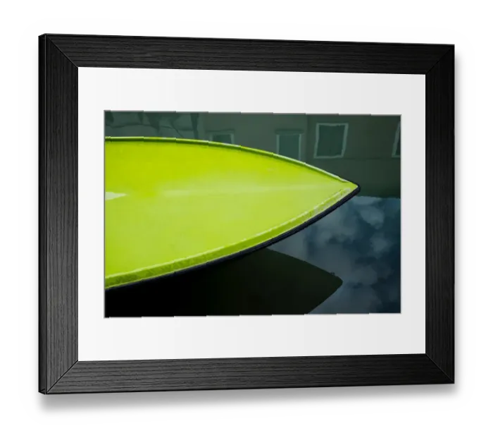 Framed Print : Italy, Burano. Colorful boat bow and reflections Framed Print : Italy, Burano. Colorful boat bow and reflections