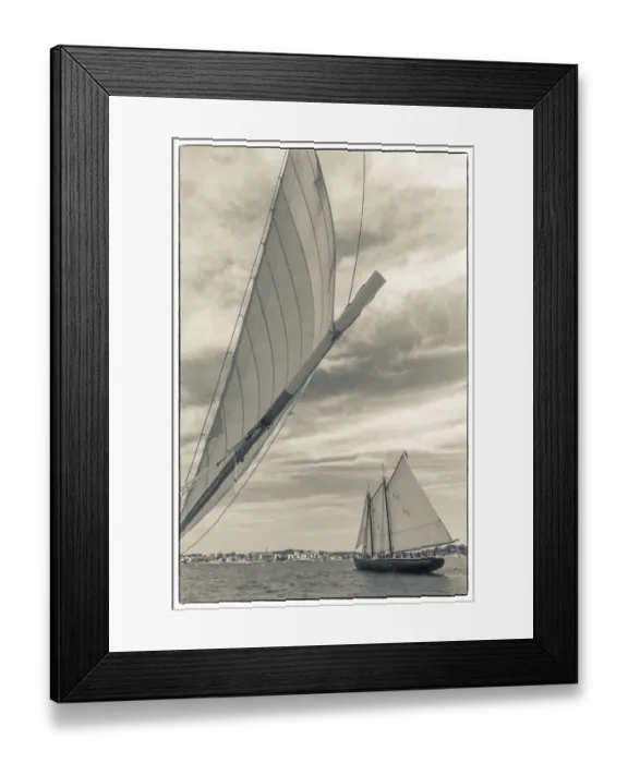 Framed Print : USA, Massachusetts, Cape Ann, Gloucester. Gloucester Schooner Festival, schooners