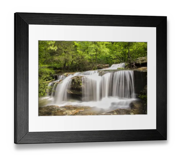 Framed Print : Burden Falls Shawnee National Forest Saline Co. IL