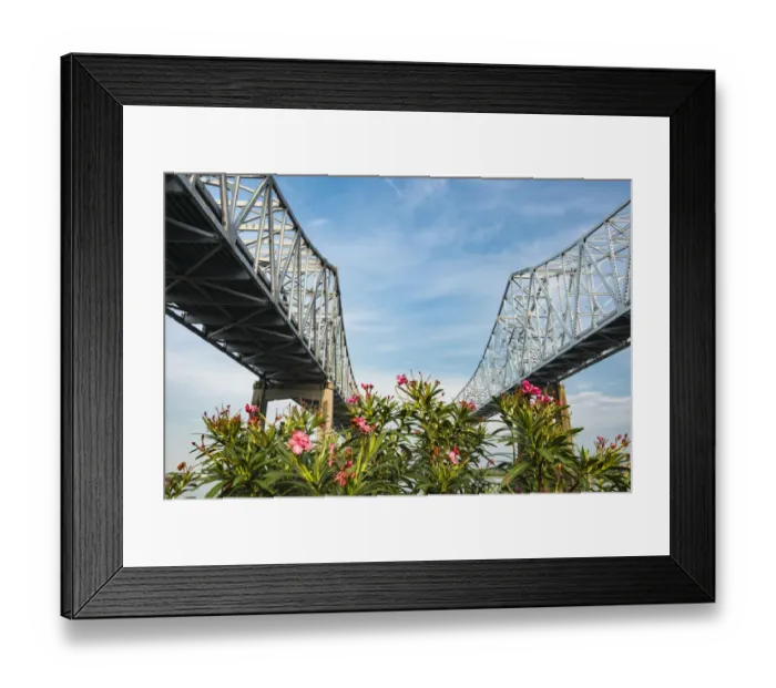 Framed Print : USA, Louisiana. New Orleans, Lower Mississippi River Basin, the Greater New Orleans