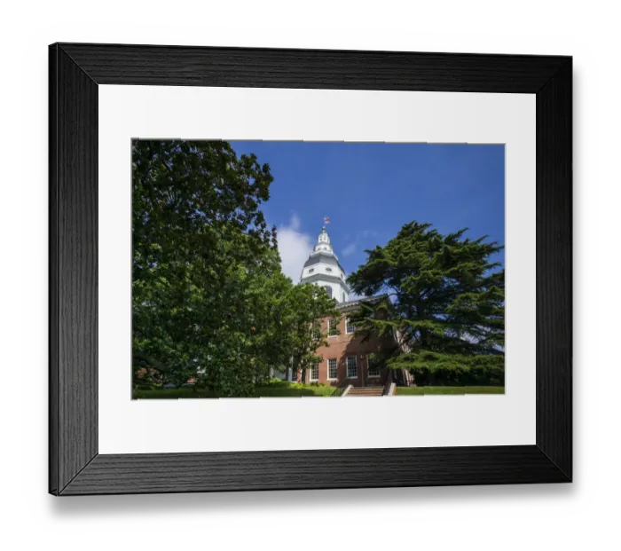 Framed Print : USA, Maryland, Annapolis. Maryland Statehouse exterior Framed Print : USA, Maryland, Annapolis. Maryland Statehouse exterior