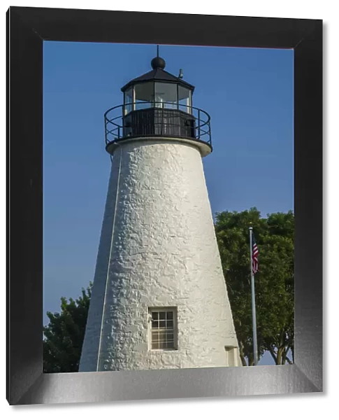 USA, Maryland, Havre de Grace. Concord Point Lighthouse