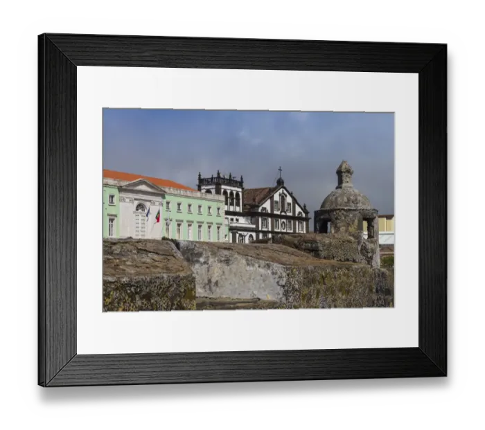 Framed Print : Portugal, Azores, Sao Miguel Island, Ponta Delgada