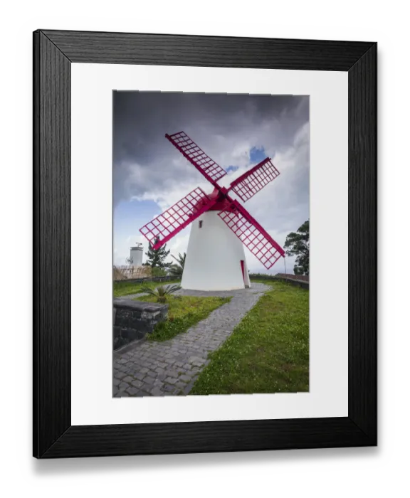Framed Print : Portugal, Azores, Sao Miguel Island, Pico Vermelho