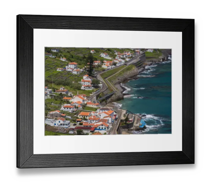 Framed Print : Portugal, Azores, Santa Maria Island, Sao Lourenco