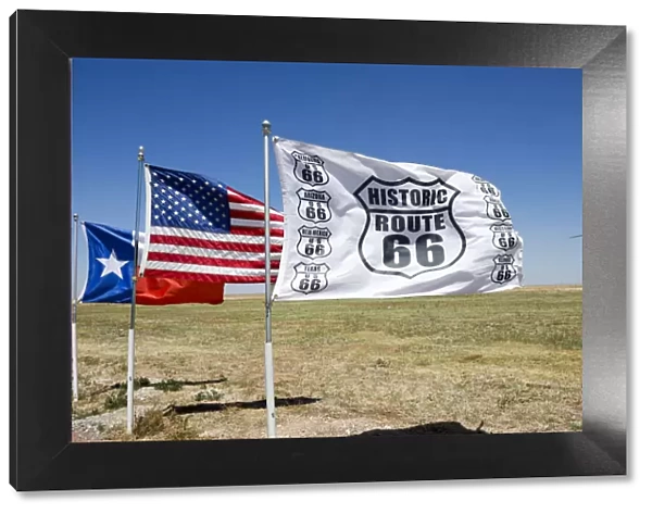 Adrian, Texas, USA. Rout 66 Midpoint