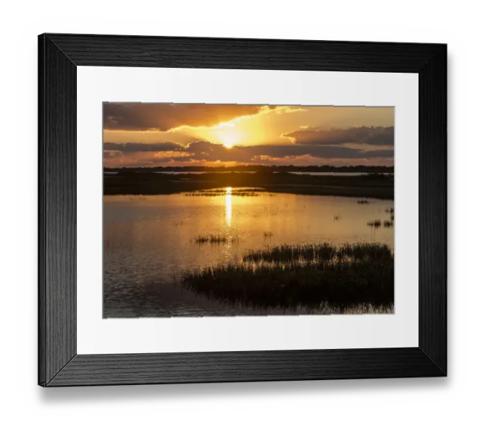 Framed Print : Welder Flats at sunrise, San Antonio Bay, Texas Framed Print : Welder Flats at sunrise, San Antonio Bay, Texas