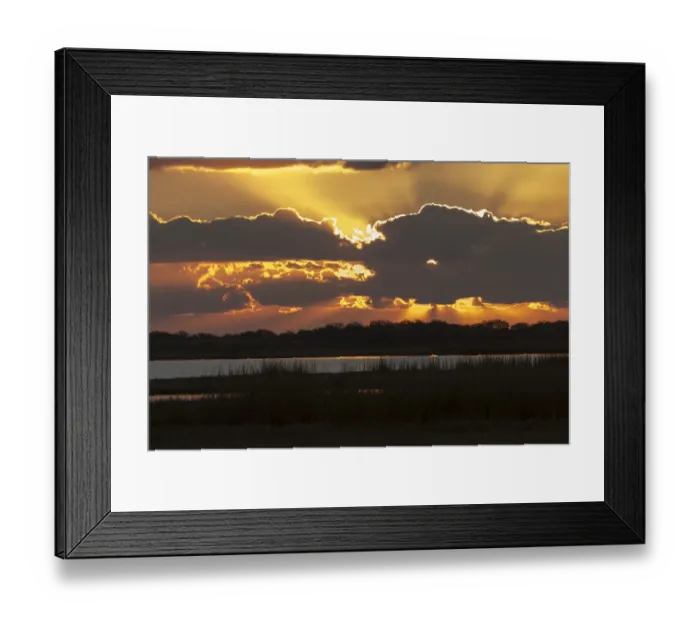 Framed Print : Welder Flats at sunrise, San Antonio Bay, Texas Framed Print : Welder Flats at sunrise, San Antonio Bay, Texas
