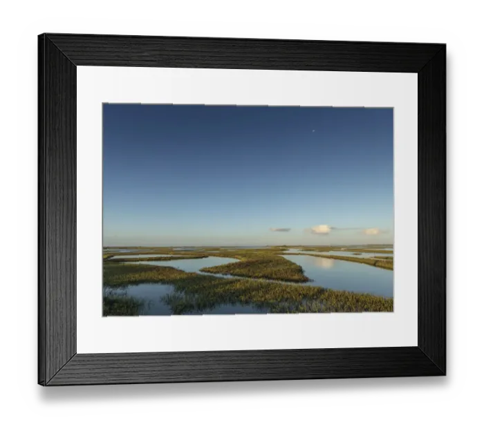 Framed Print : Welder Flats at sunrise, San Antonio Bay, Texas Framed Print : Welder Flats at sunrise, San Antonio Bay, Texas