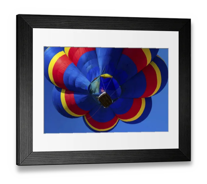 Framed Print : Hot air balloon bringing color to the sky Framed Print : Hot air balloon bringing color to the sky