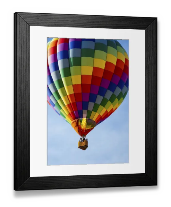 Framed Print : Hot air balloon bringing color to the sky Framed Print : Hot air balloon bringing color to the sky