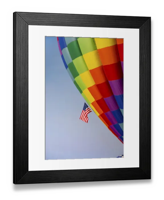 Framed Print : Hot air balloon bringing color to the sky Framed Print : Hot air balloon bringing color to the sky