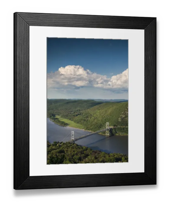 Framed Print : USA, New York, Bear Mountain State Park. elevated view of the Bear Mountain Bridge Framed Print : USA, New York, Bear Mountain State Park. elevated view of the Bear Mountain Bridge