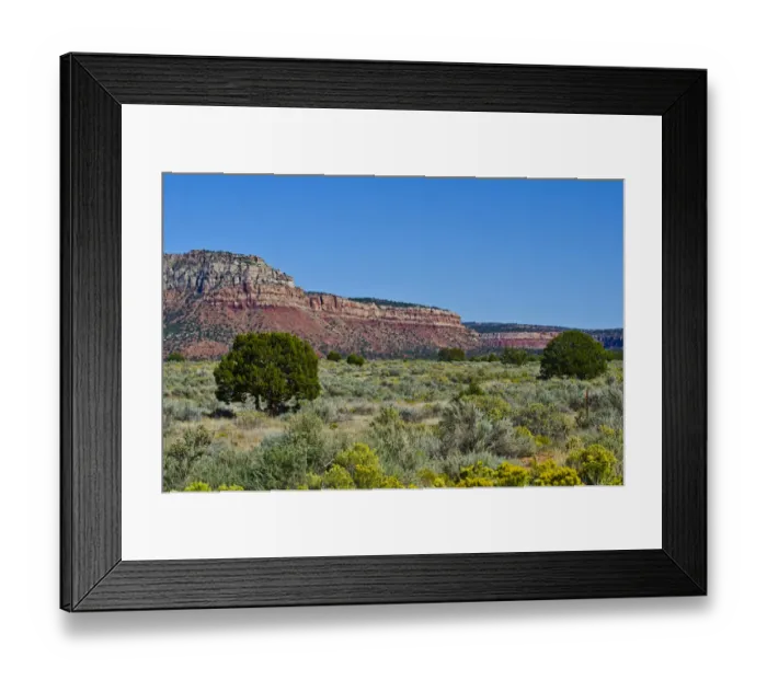 Framed Print : USA, Nevada. Valley of Fire State Park, Valley of Fire Highway