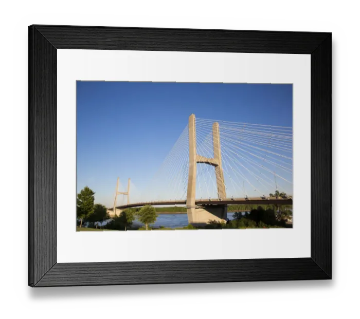 Framed Print : Bill Emerson Memorial Bridge over Mississippi River Cape Girardeau, MO Framed Print : Bill Emerson Memorial Bridge over Mississippi River Cape Girardeau, MO