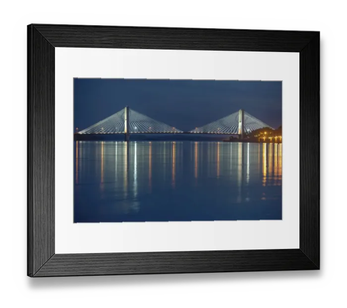 Framed Print : Bill Emerson Memorial Bridge, Cape Girardeau, Missouri, Mississippi River Framed Print : Bill Emerson Memorial Bridge, Cape Girardeau, Missouri, Mississippi River